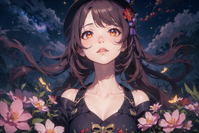 性感动漫萝莉美女插画设计图片